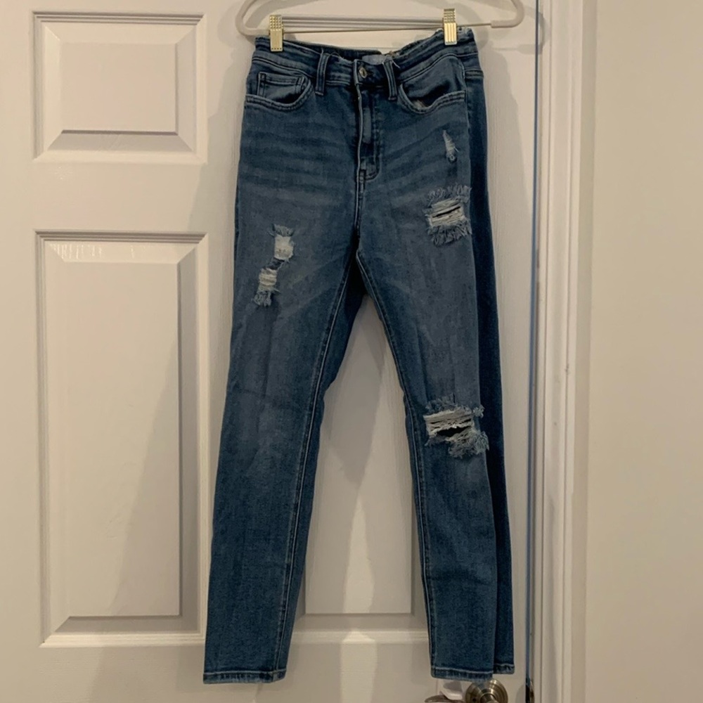 Vervet High-Rise Slim Straight Jeans